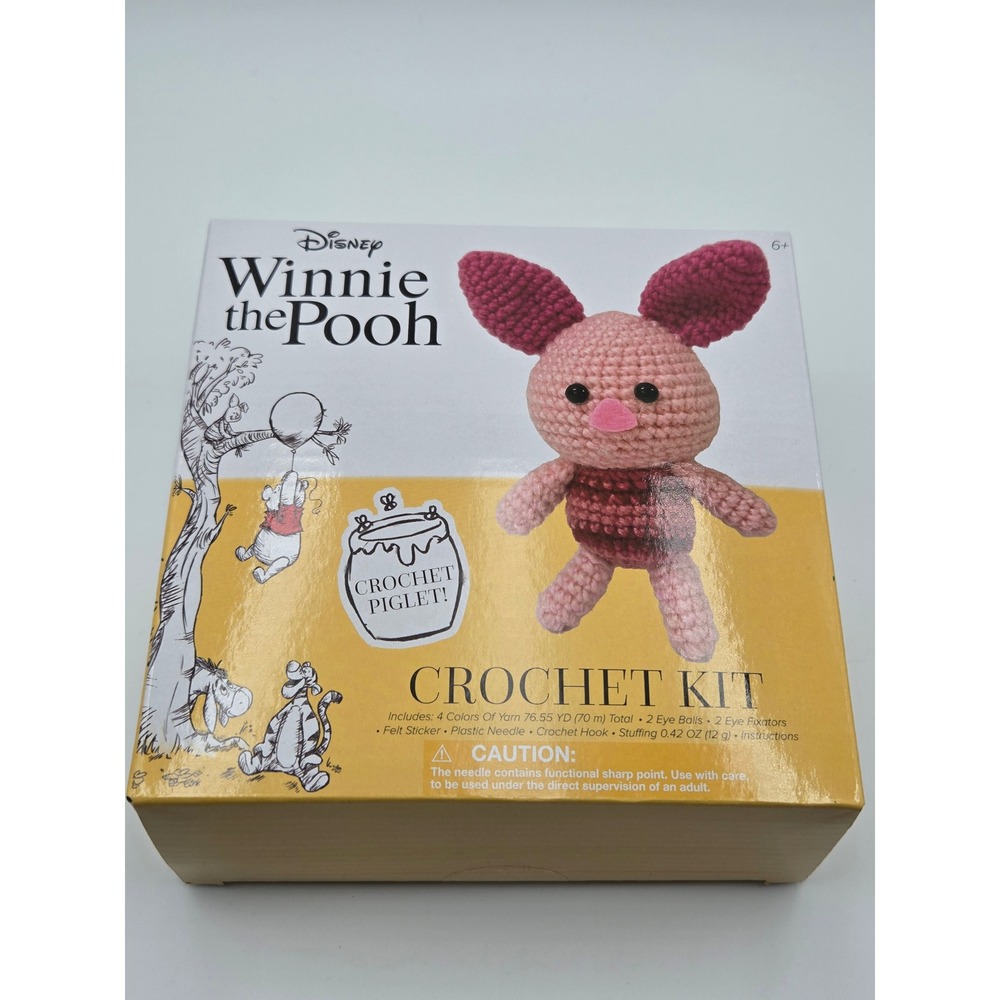 Disney Winnie the Pooh Piglet Crochet Kit Amigurumi DIY Set 720080WPH New